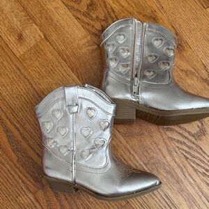 Tucker + Tate Silver Kids Boots